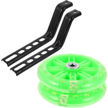 Zijwieltjes voor jongens en meisjesfietsen, fietsstabilisator voor jongens en meisjes, antislip, slijtvast, eenvoudig te installeren