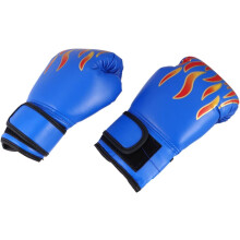 PU bokshandschoenen en wanten met vlammenpatroon trainingshandschoenen
