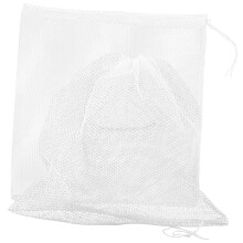 Grote vijverpompfilterzak, netzak met trekkoord, 2-pack, waterpompbarrière voor eenvoudig verwijderen