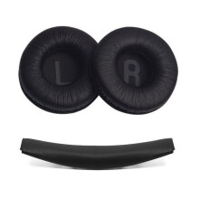 (black) Compatible Ear Pads and Headband Replacement for JBL T450/T500 BT, Tune600, 510BT, and JR300 Headphones