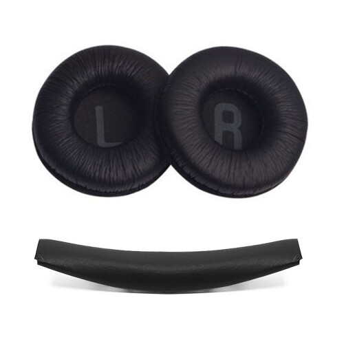 (black) Compatible Ear Pads and Headband Replacement for JBL T450/T500 BT, Tune600, 510BT, and JR300 Headphones