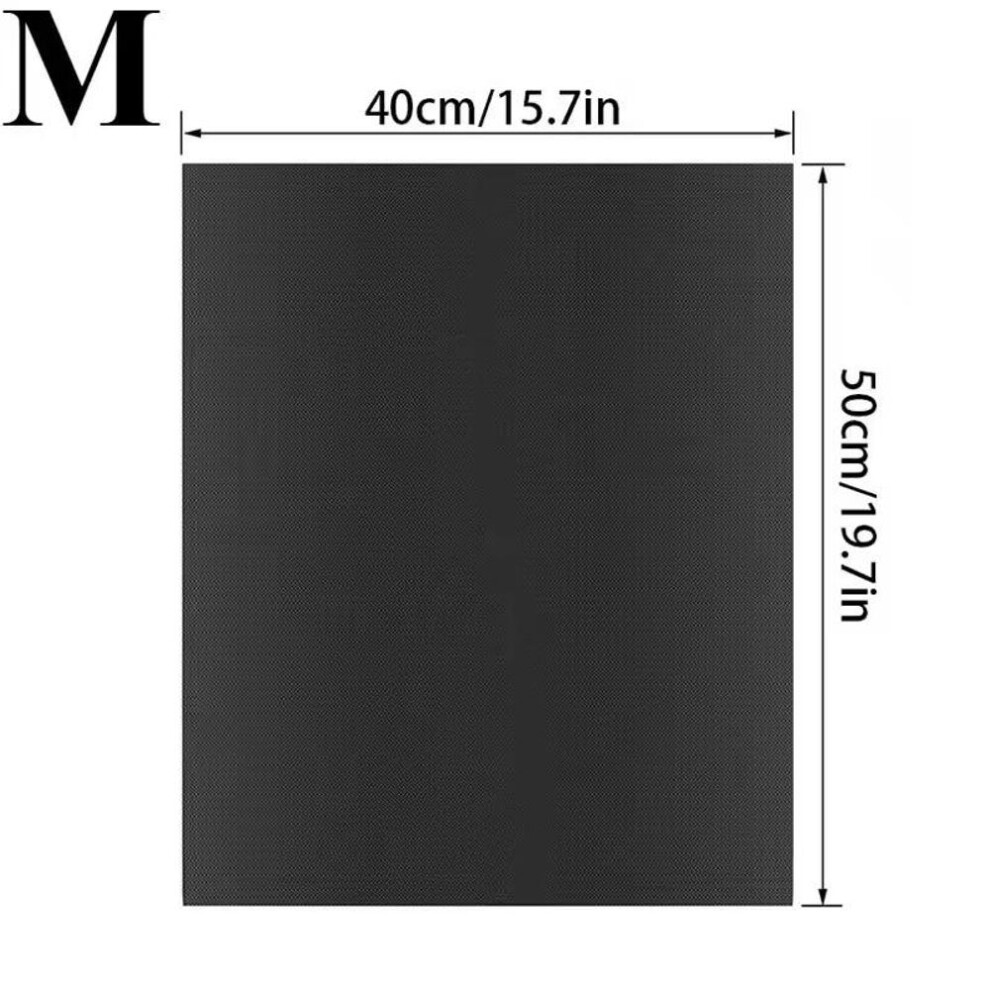 (black, M) 4sizes Non-stick Oven Liners Reusable Bbq Grill Mat Baking Mat Barbecue Tools Easy Clean Party Favors Kitchen Bbq Tool