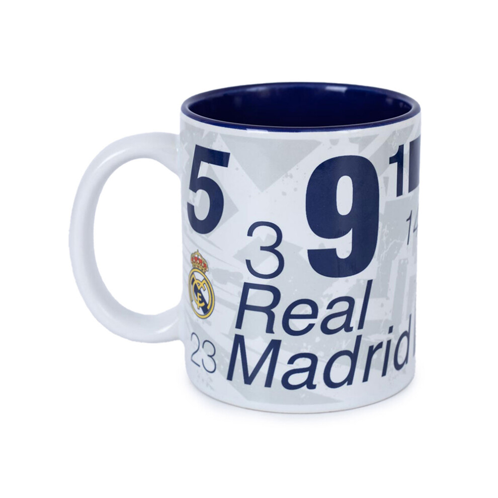 Real Madrid Los Galacticos Mug Grey/White
