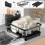 Dish Drainer Rack Space-Saving Dish Rack with Utensil Holder-Black 2
