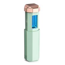 (Green) Telescopic Ultraviolet Light Sterilization Light Portable Germicidal Lamp UVC Disinfection Lamp with USB Charging Port