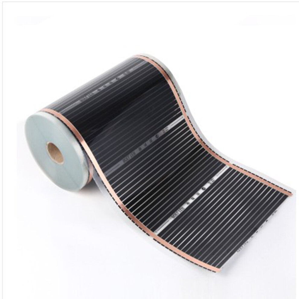 (50*200cm) 220V 50cm Width Healthy Floor Heating Infrared Underfloor Heating Carbon Film Heater Electric Floor Warming Mat
