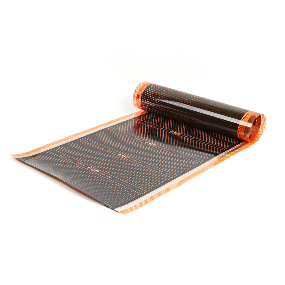 (4M) 220V Underfloor Heating Film PTC Heating Film Frequency Conversion Heated Far Infrared Floor Heating Heated Mat Film