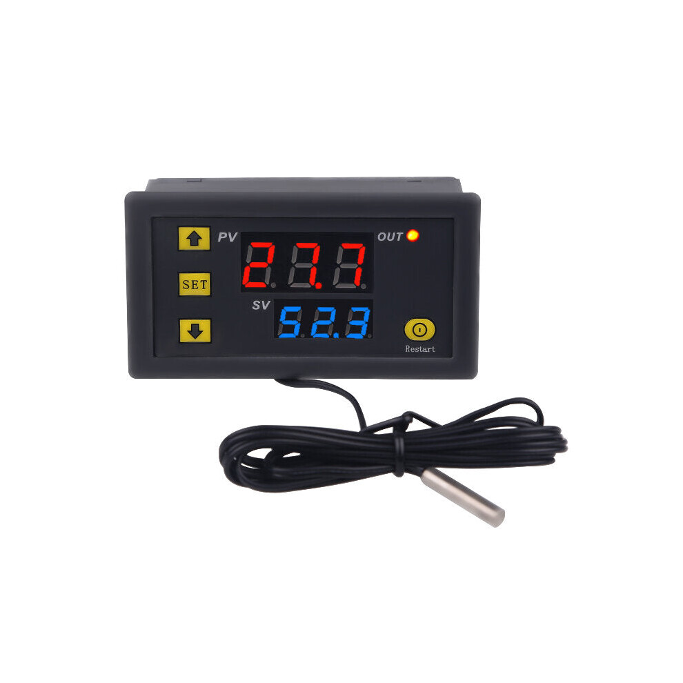 3PCS DC12V Temperature Controller Digital Display Thermostat Module Temperature Control Switch Micro Temperature Control Board