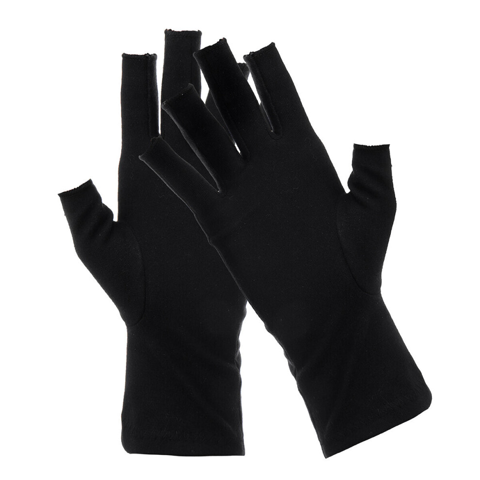 (Black S) Compression Arthritis Gloves Anti Arthritis Gloves Hands Support Pain Relief Hand Work Gloves for Rheumatoid & Osteoarthritis