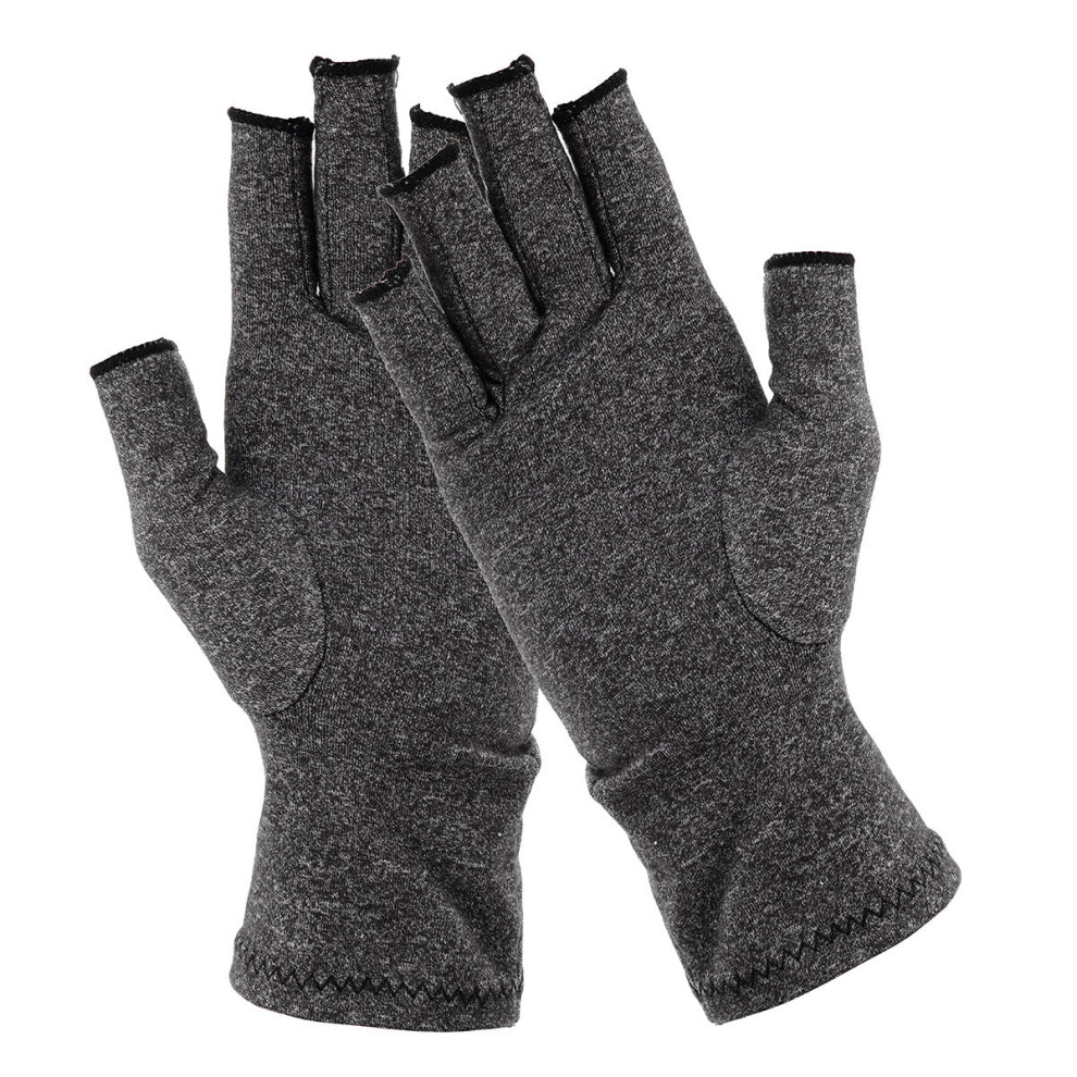 Greenzech Grey ( L) Compression Arthritis Gloves Anti Arthritis Gloves Hands Support Pain Relief Hand Work Gloves For Rheumatoid & Osteoarthritis
