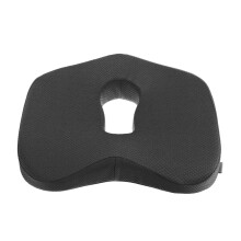 (Grey) Orthopedic Memory Foam Seat Cushion Anti-slip Pillow Coccyx Pain Relief For Office Home Travel Driving Back Support
