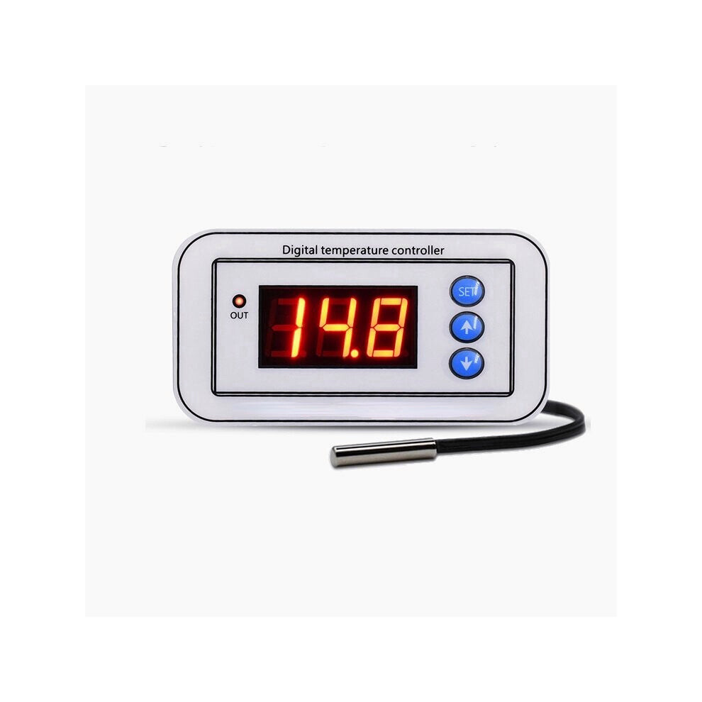 (AC/DC12V) 5V12V Digital Thermostat Temperature Control Switch Mini Embedded Panel Temperature Controller