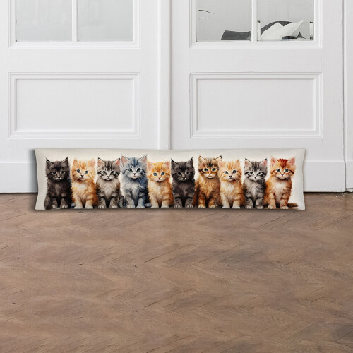 Cat Lovers Printed Fleece Draught Excluder 2