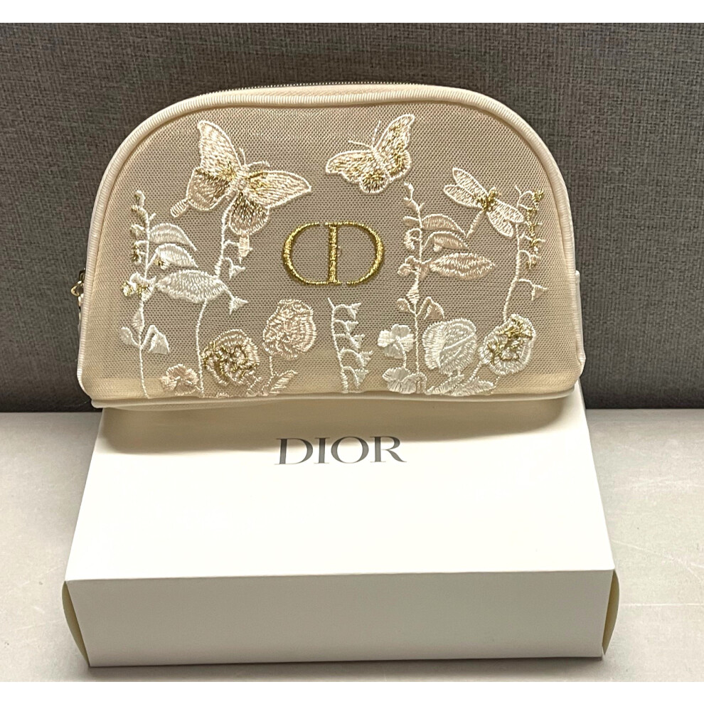 DIOR 2025 Beauty NEW! Pouch Nature/Butterflies/Dragonflies /Pouch