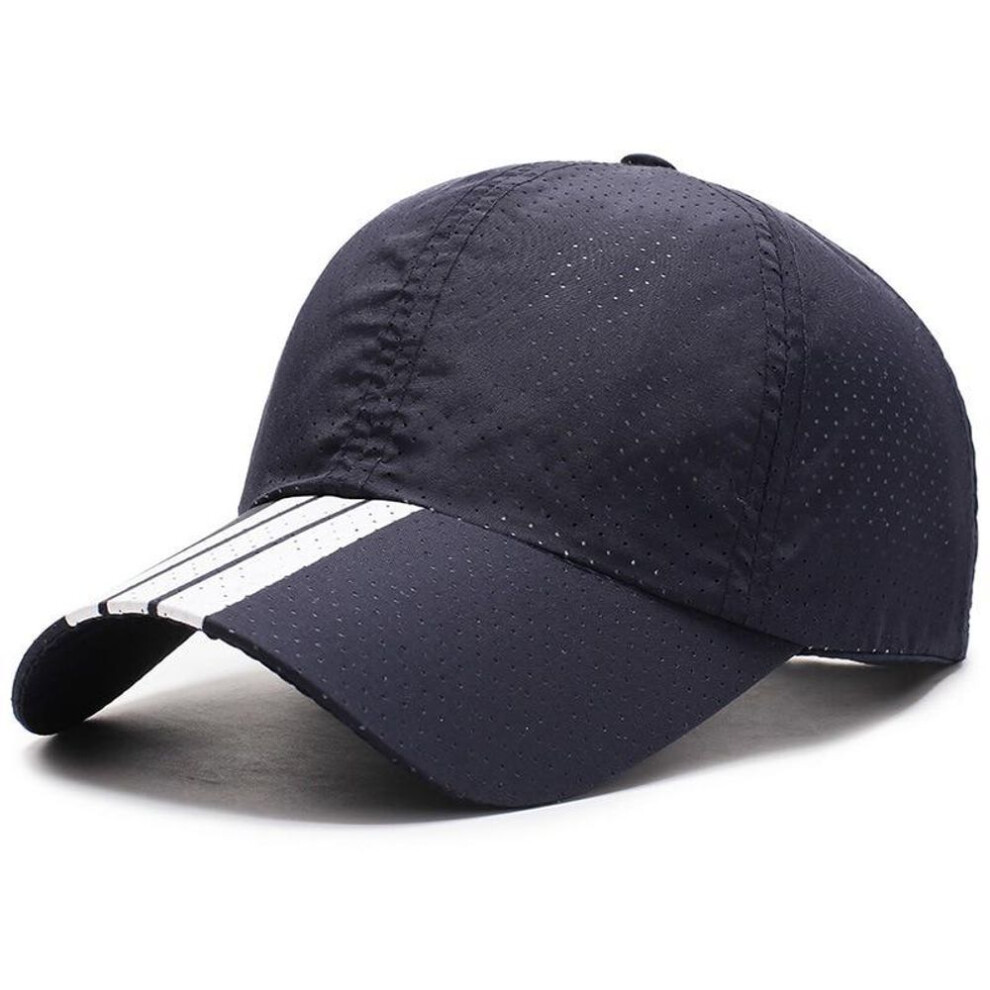 (dark blue, 56-60 cm) Northwood Breathable Men's Summer Cap Women Sun Hats Quick Dry Bone Casquette Golf Cap Streetwear Snapback