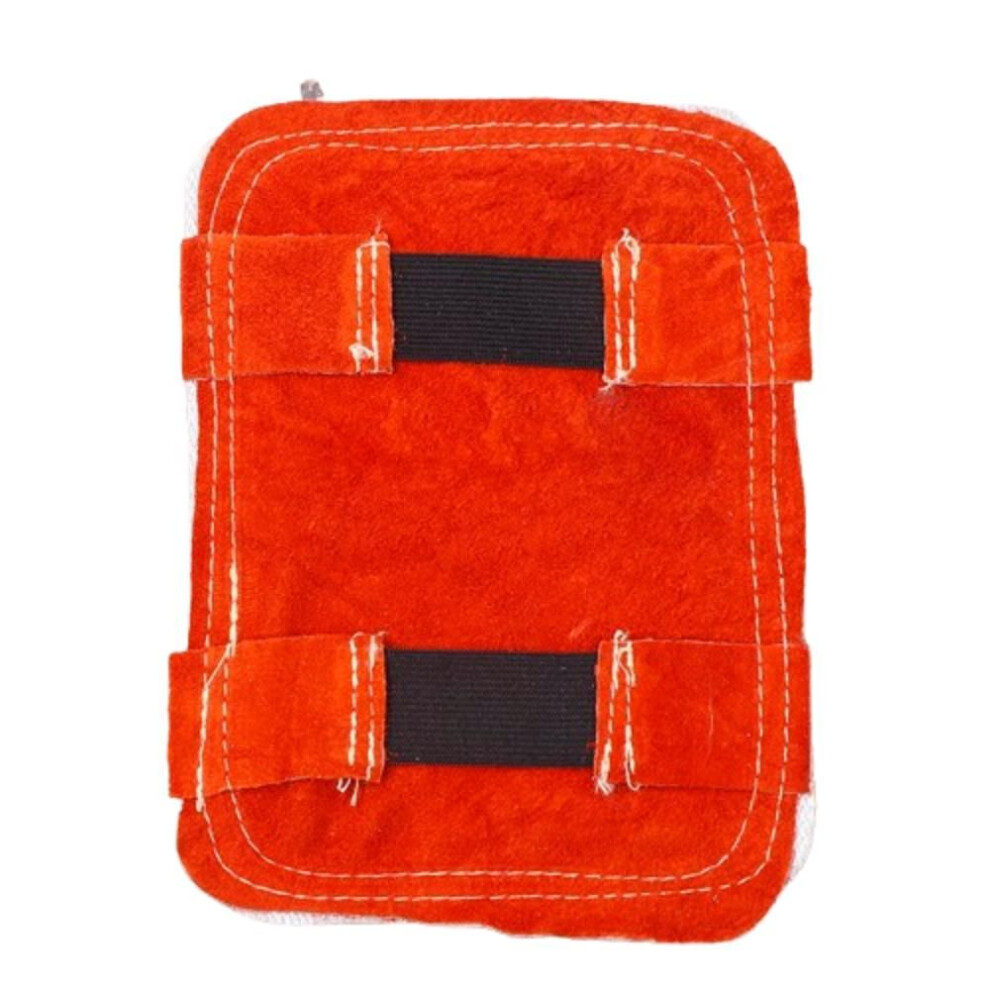(orange,red) Thickening Aluminized Back Welding Hand Pad Welding Hands Shield  Cutting