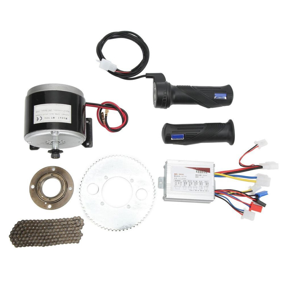 12v 350w Electric Dc Motor Controller Kit 28a 2700rpm Throttle Grip For Go Kart Electric Scooter
