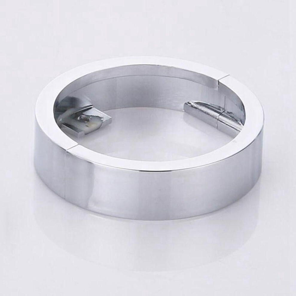 (silver-outside circle) Hardware Shower Pipe Plug Telescopic Faucet Decorative Cover Wall Faucet Hole Cover Decor Cap