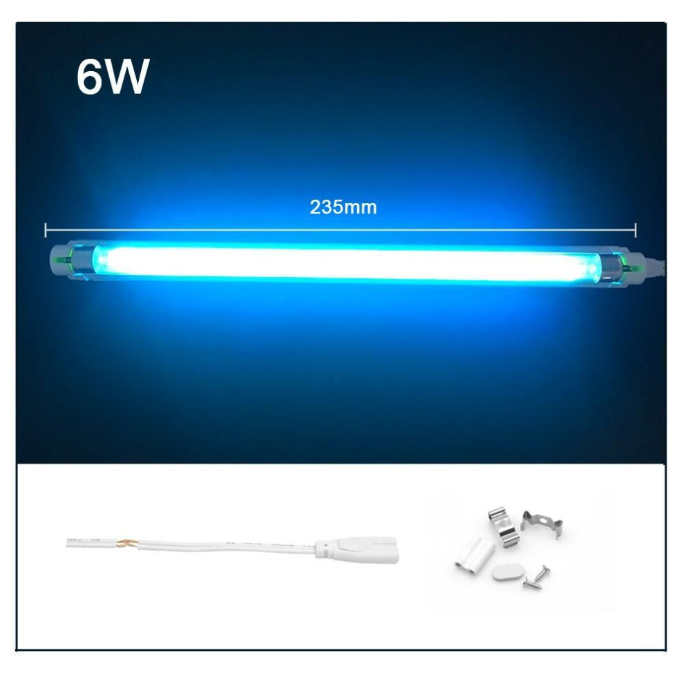 (as the picture, 220V 6W only tube) UV Quartz Germicidal Lamp 6W 8W T5 Tube 220V 110V Ultraviolet Lamp Esterilizador Disinfection Sterilizzatore Light Bulb