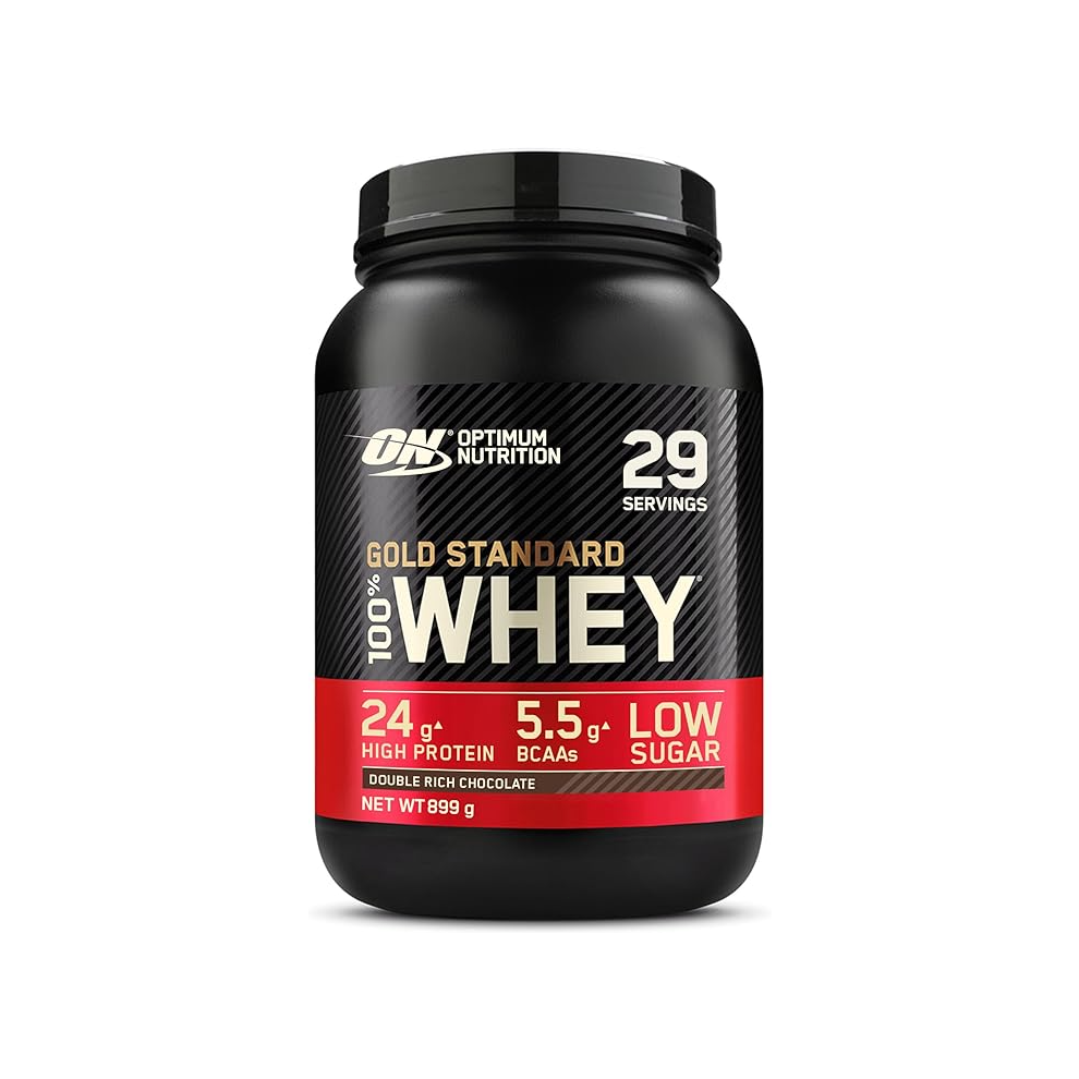 Optimum Nutrition Standard Whey Protein, Muscle Building Powder With Naturally Occurring Glutamine And Amino Acids Gold