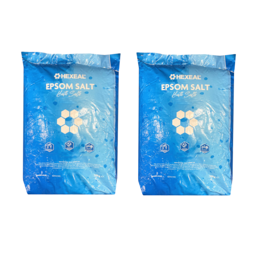 Hexeal Epsom Salt 50kg – 2 x 25kg Bags of Food Grade Magnesium Sulphate
