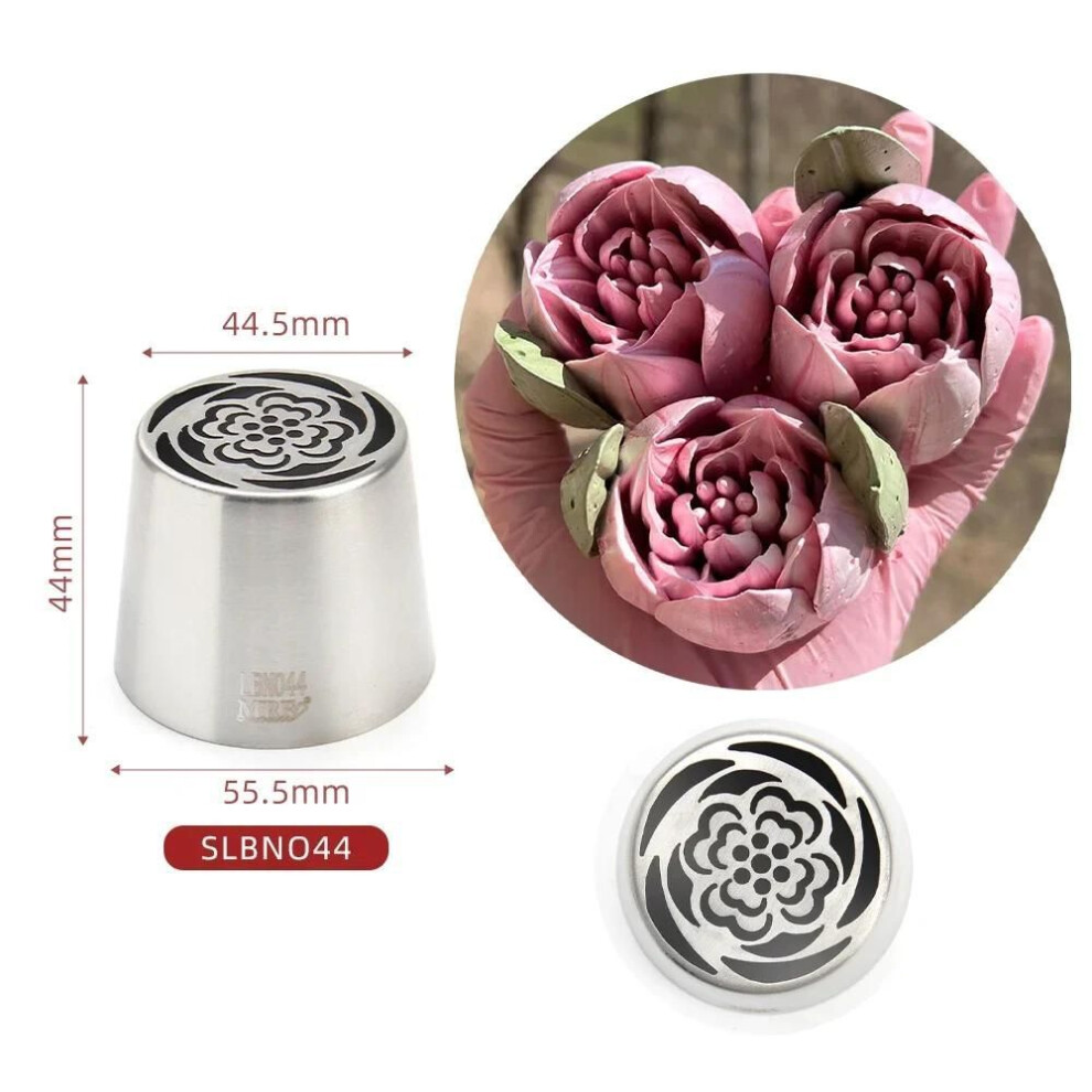 Stainless Steel Flower Squeeze Mouth Household Baking Tools Creative Icing Tip Pastry Piping Nozzle Kitchen Gadgets Accessories