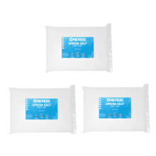 Hexeal Epsom Salt 15kg – 3 x 5kg Bags of Food Grade Magnesium Sulphate