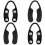 (4pcs) Bottle Foil Cutter Easy To Use Sharp Wine Foil Rem 3