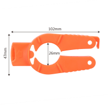 (Orange) Can Opener Bottle Opener Manual Non-slip Kitchen G