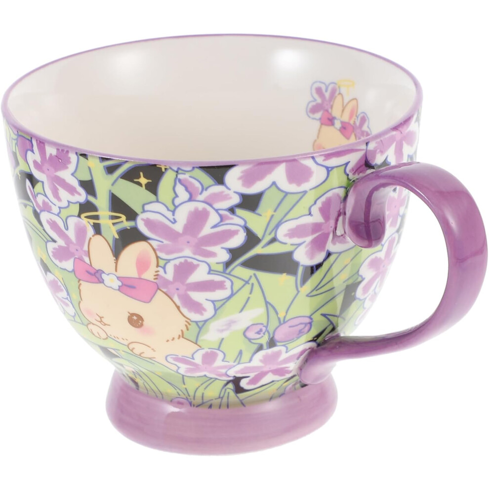Taza De CeráMica Con Asa Grande, Elegante Taza De Espresso, Novedosa Taza De Café De 450 Ml, DiseñO úNico-image