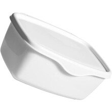 Contenedor de toallitas húmedas con tapa, color blanco, para dormitorio, sala de estar, baño y cocina.