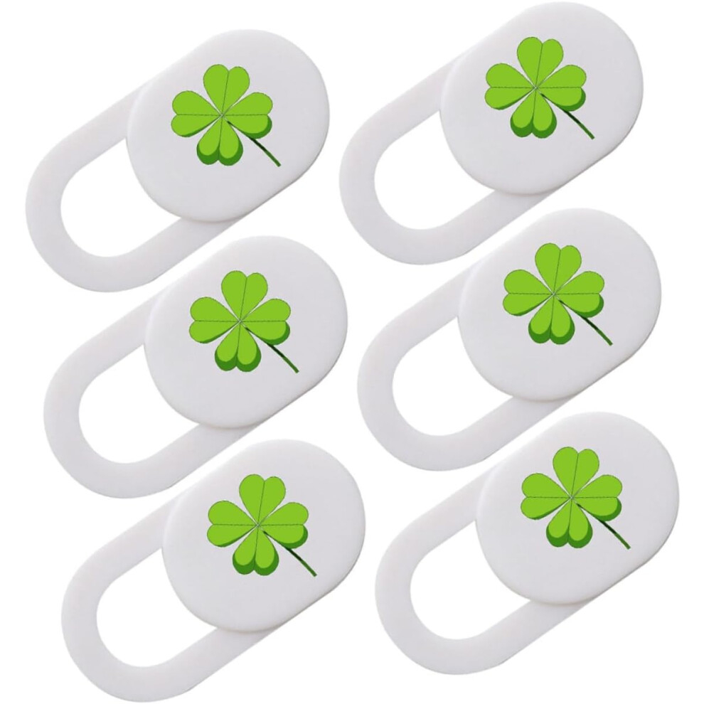 6 Cubiertas Deslizantes Ultrafinas De Cuatro Hojas Para CáMara Web, Para ProteccióN De Privacidad De PortáTiles Y Tabletas.-image