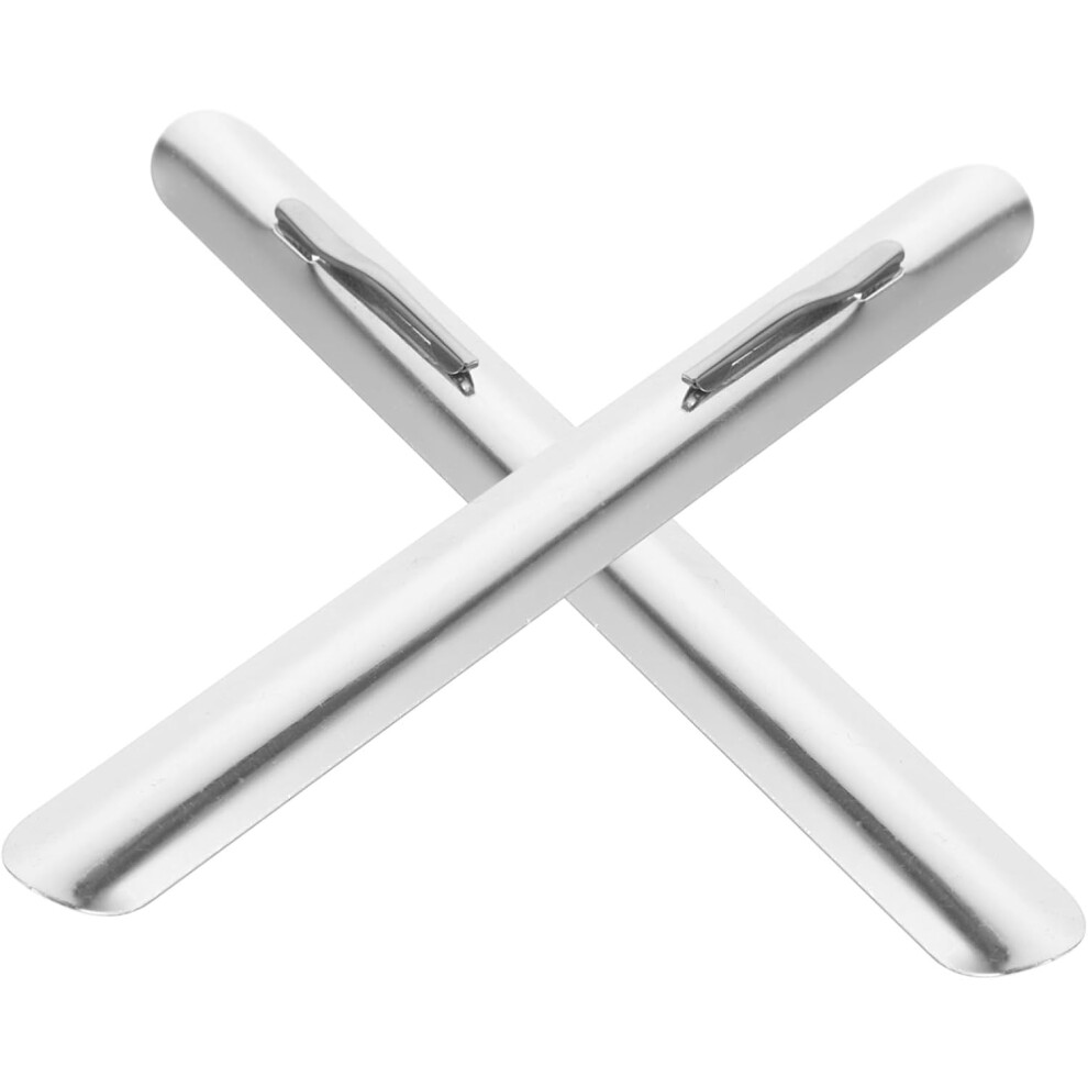 Limpiador De Migas Para Restaurante, 2 Unidades, De Acero Inoxidable, Para Encimera De Cocina, Barredor De Migas De Pan Y Mesa.-image