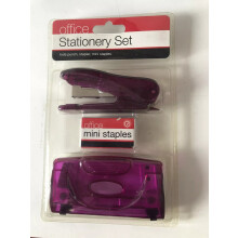 STAPLER AND HOLE PUNCH SET OFFICE HOME ALL IN ONE