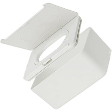 Dispensador innovador de toallitas húmedas para bebés, resistente y práctico para viajes y baño.