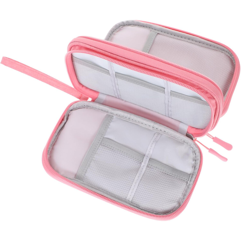 Estuche De Viaje Estuche De Transporte Bolsa De Almacenamiento Bolsa Organizadora Doble-image