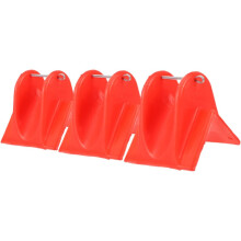 Protectores de borde de cuerda para escalada, 3 piezas, protección de cuerdas de descenso, fácil instalación, visibilidad mejorada