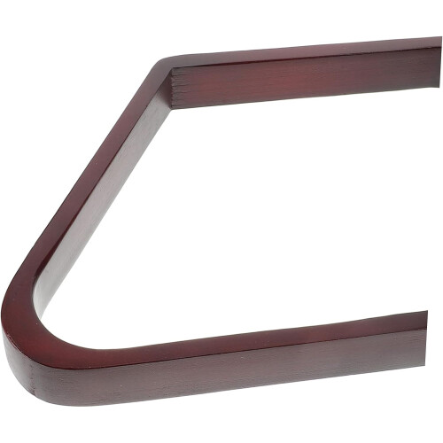 Soporte triangular para billar de 9 diamantes, accesorio de madera para billar, resistente y elegante para el hogar. 2