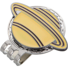 Marcador de golf con clip para gorra, divertido para entusiastas del golf. Clip de metal y esmalte para gorra, ideal para decorar tu gorra de golf.