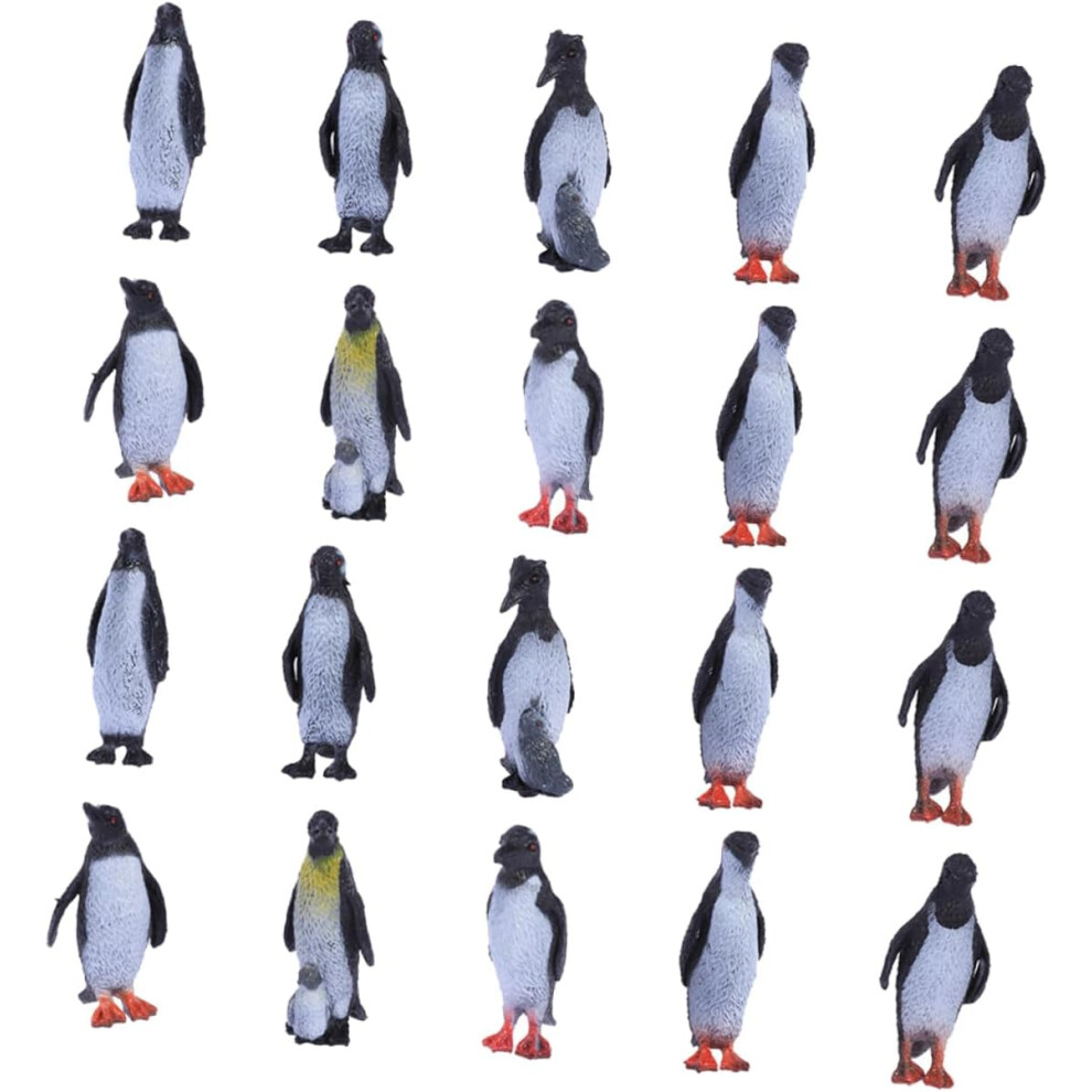 32 Adornos De PingüIno, Miniaturas De Animales Marinos En Gel, Figuras De Animales Marinos, Pvc Suave.-image