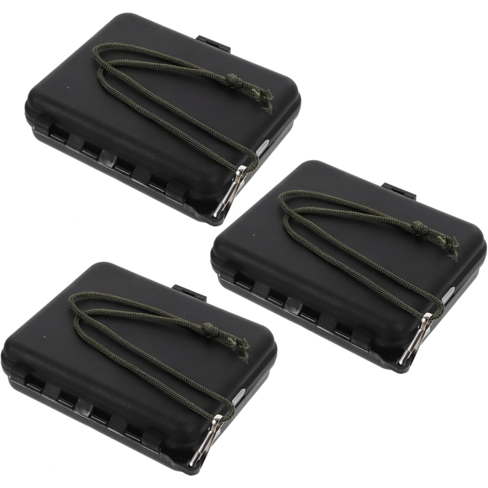 Caja De Almacenamiento De Cebos, 3 Unidades, Contenedor Para Cebos, Organizador De SeñUelos De Pesca-image