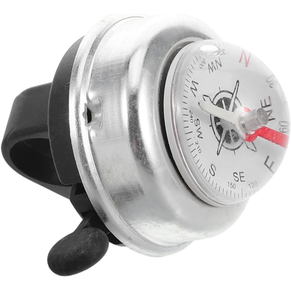 Mini Timbre De Bicicleta Con BrúJula, Accesorio Para Triciclo, Anillo De Bicicleta, Accesorios Para Scooter-image