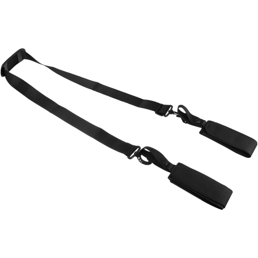 Correas Para PortaesquíS, Correas Para Bastones De Esquí, Correas Para Botas De Hombro, FáCil Ajuste Para Hombres Y Mujeres, Color Negro-image
