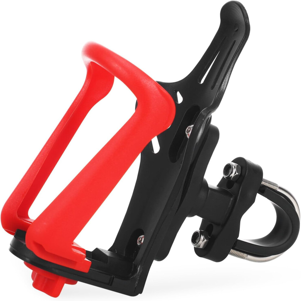 Portabotellas Ajustable Para Bicicleta, Ligero Y Resistente, Para Manillar De Motocicleta.-image