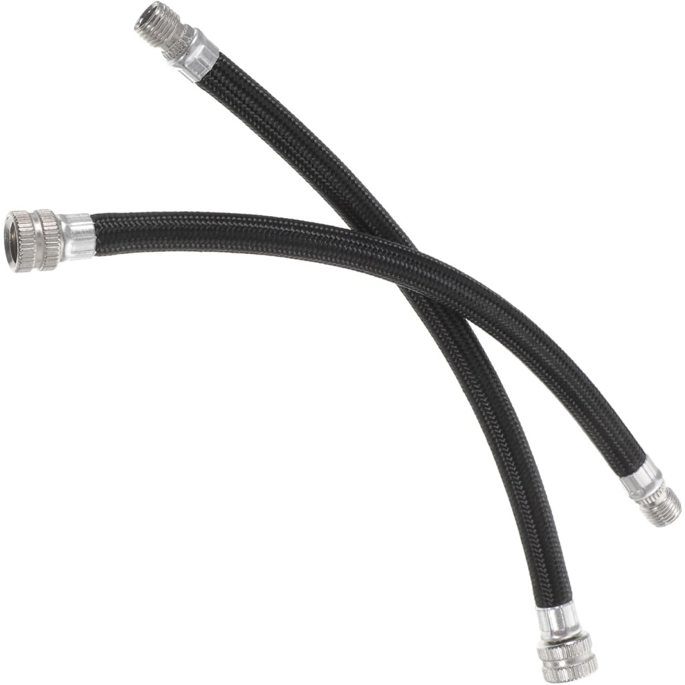 Manguera De ExtensióN Para Bomba De Bicicleta (2 Unidades), Color Negro-image