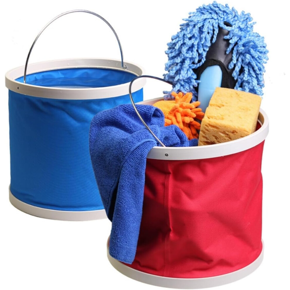 Contenedor De Hielo Cubo Para Exteriores Cubo Plegable Cubo De Agua PortáTil Cubo De Pesca Para Exteriores-image