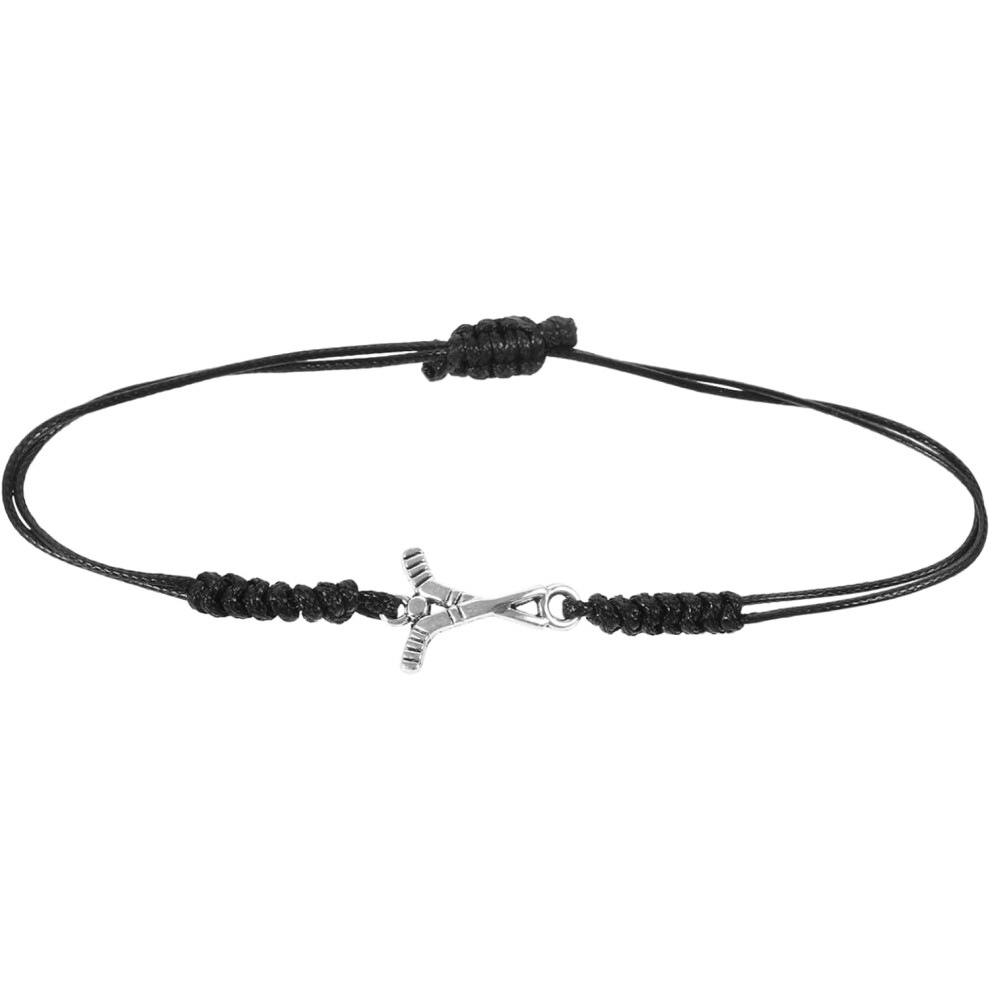 Pulsera De AleacióN De Moda Con DiseñO De Hockey, Pulsera Deportiva Decorativa Para Amantes Del Deporte.-image