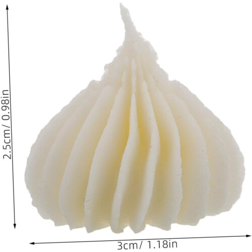 Cabeza de helado simulada, postres hechos a mano, decoración artificial 1