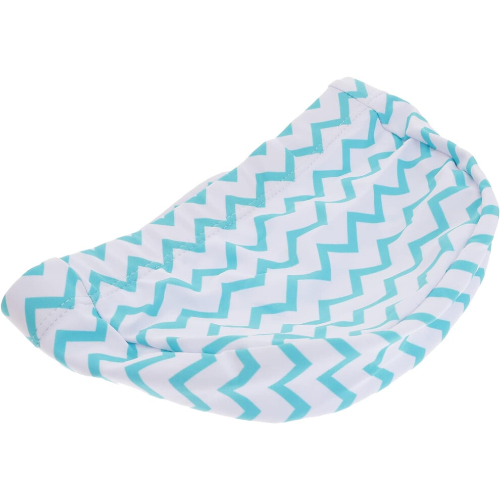 Gorro De NatacióN EláStico Para NiñOs Y NiñAs, Impermeable Y Ligero, De Nailon, De Malla, FáCil De Poner Y Quitar, Color Azul-image