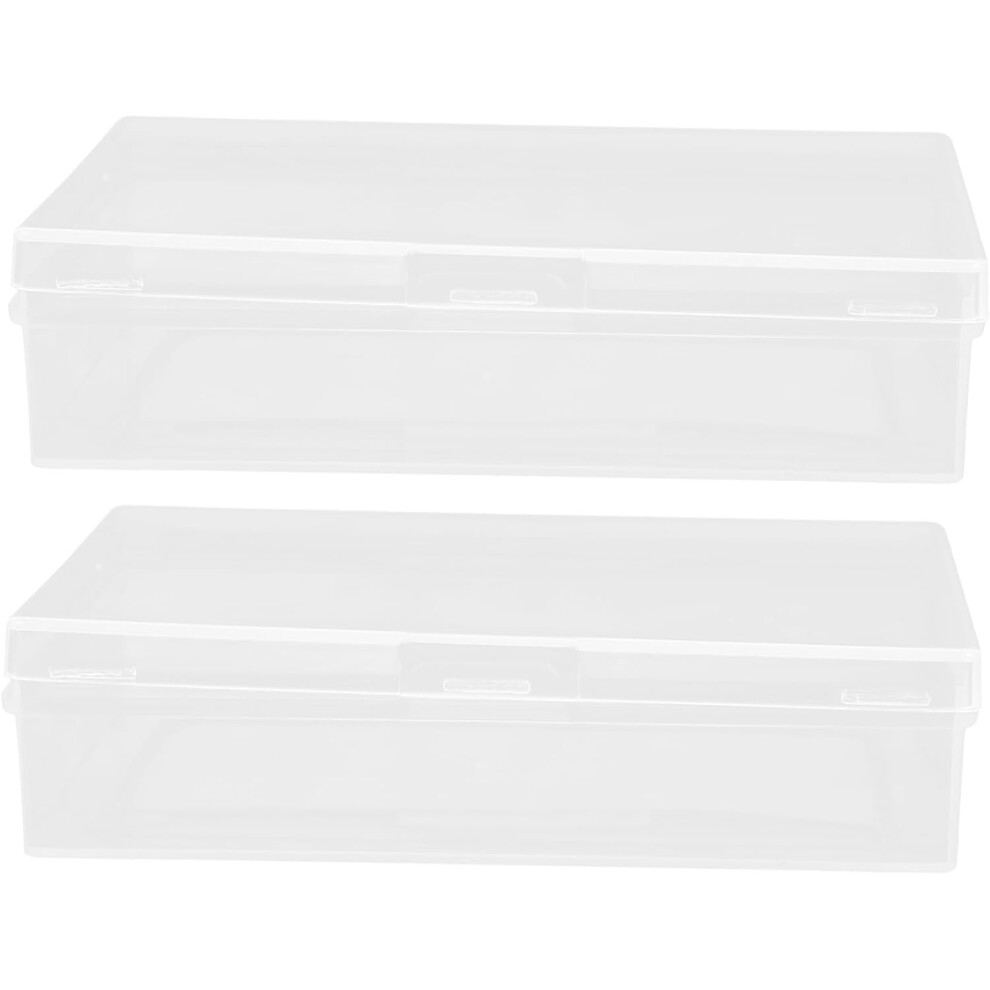 2 Cajas De Almacenamiento Transparentes Para Naipes, Divisores Y Cartas De PóKer.-image